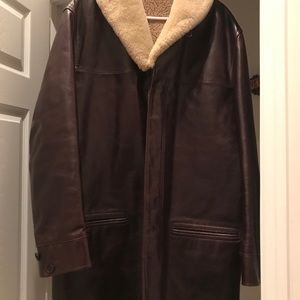 DNKY- Men’s authentic leather coat